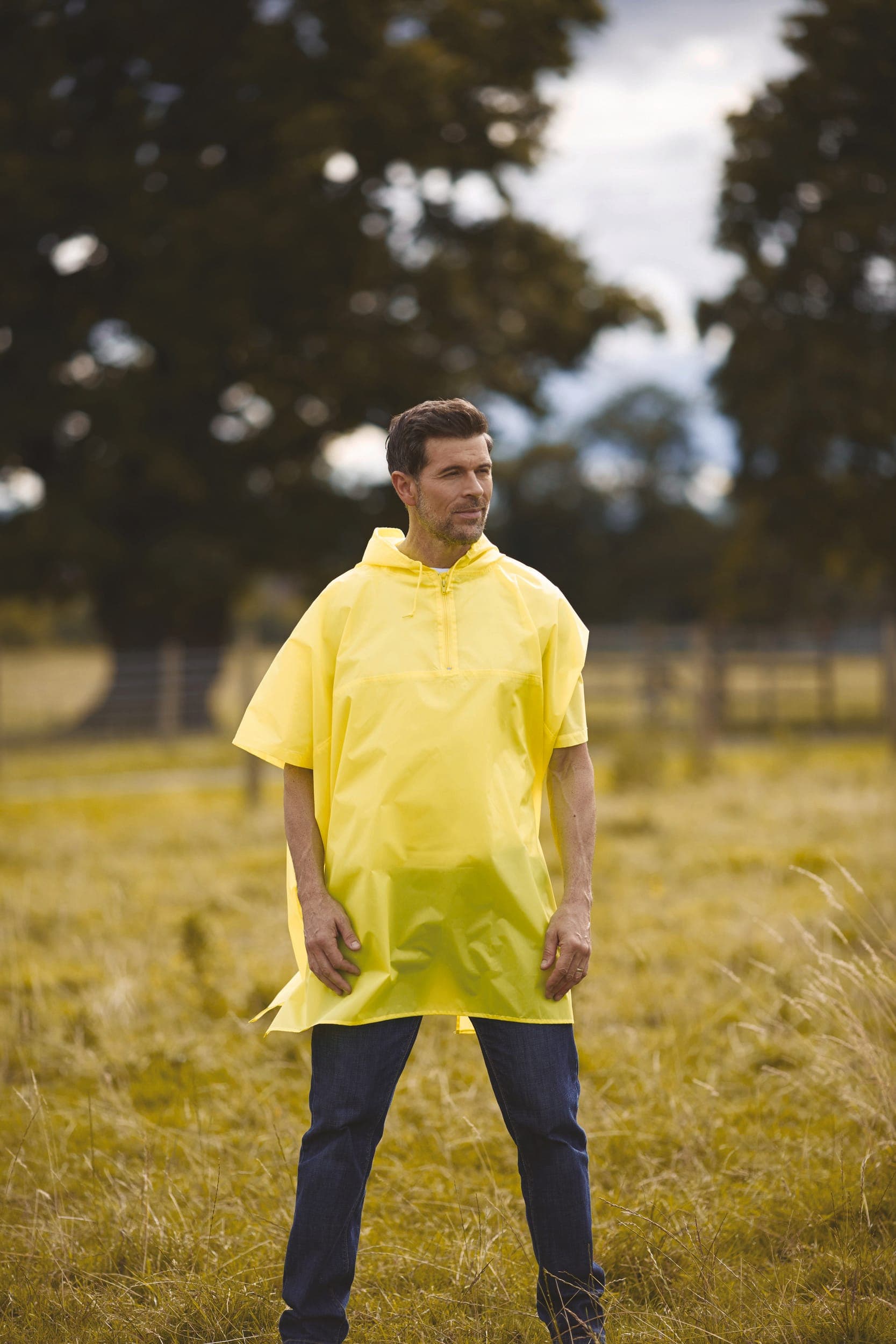 Poncho léger en situation
