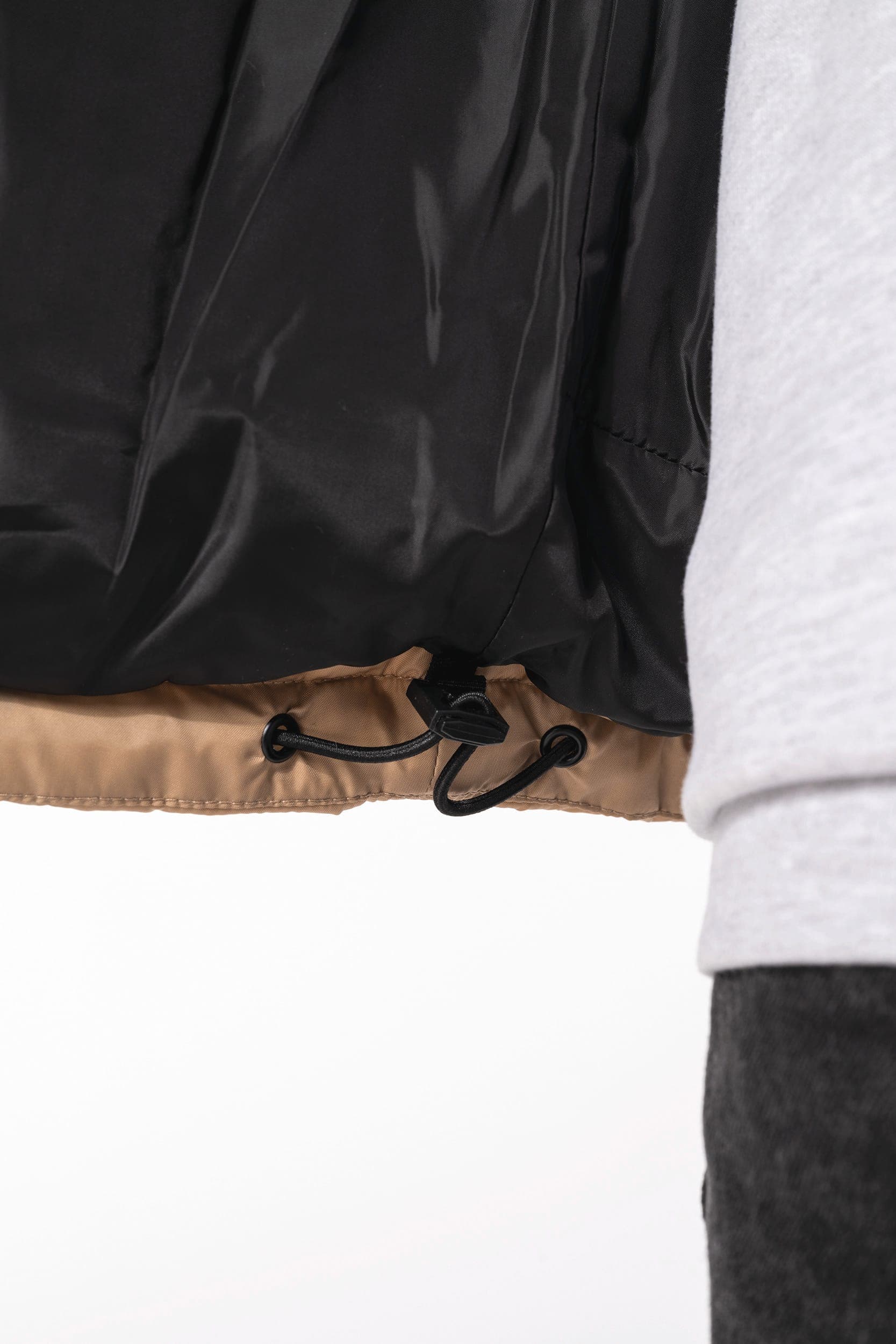 Bodywarmer matelassé bi-ton unisexe en situation