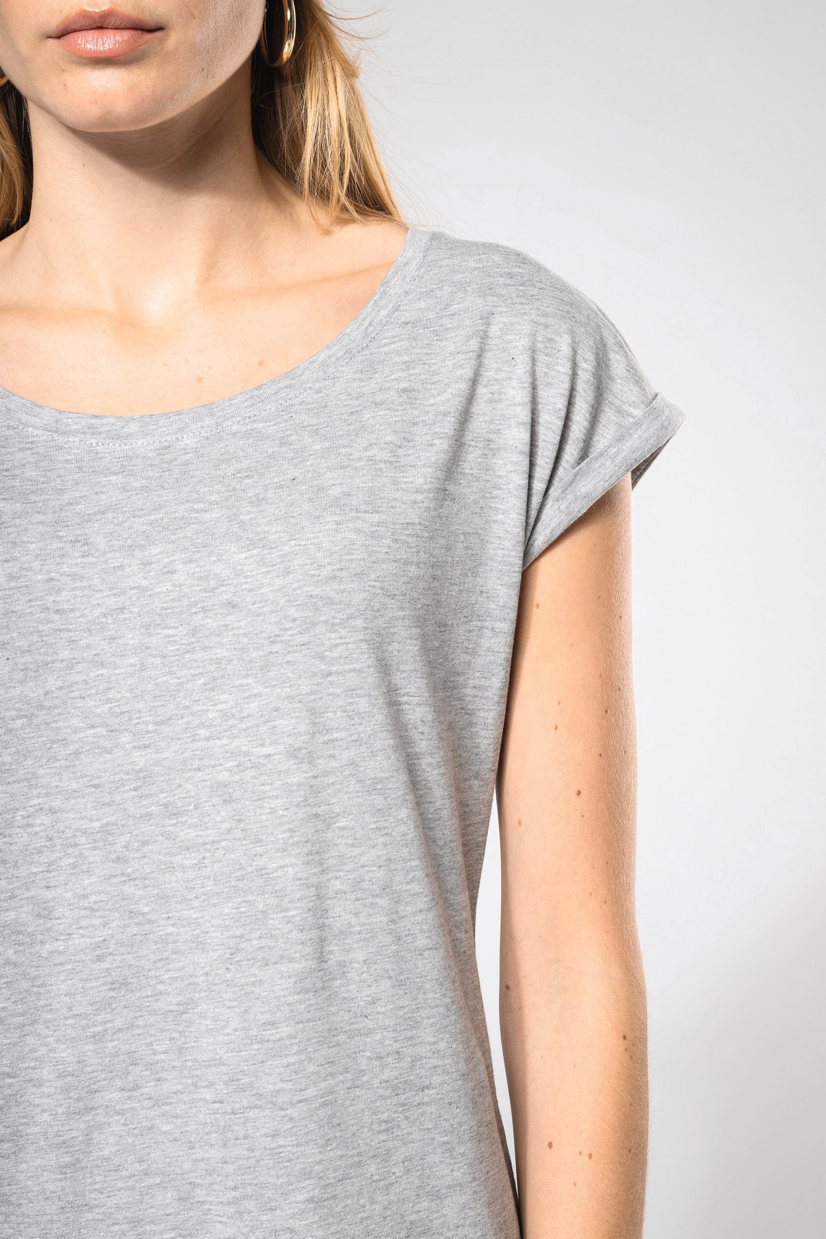 T-shirt long femme en situation
