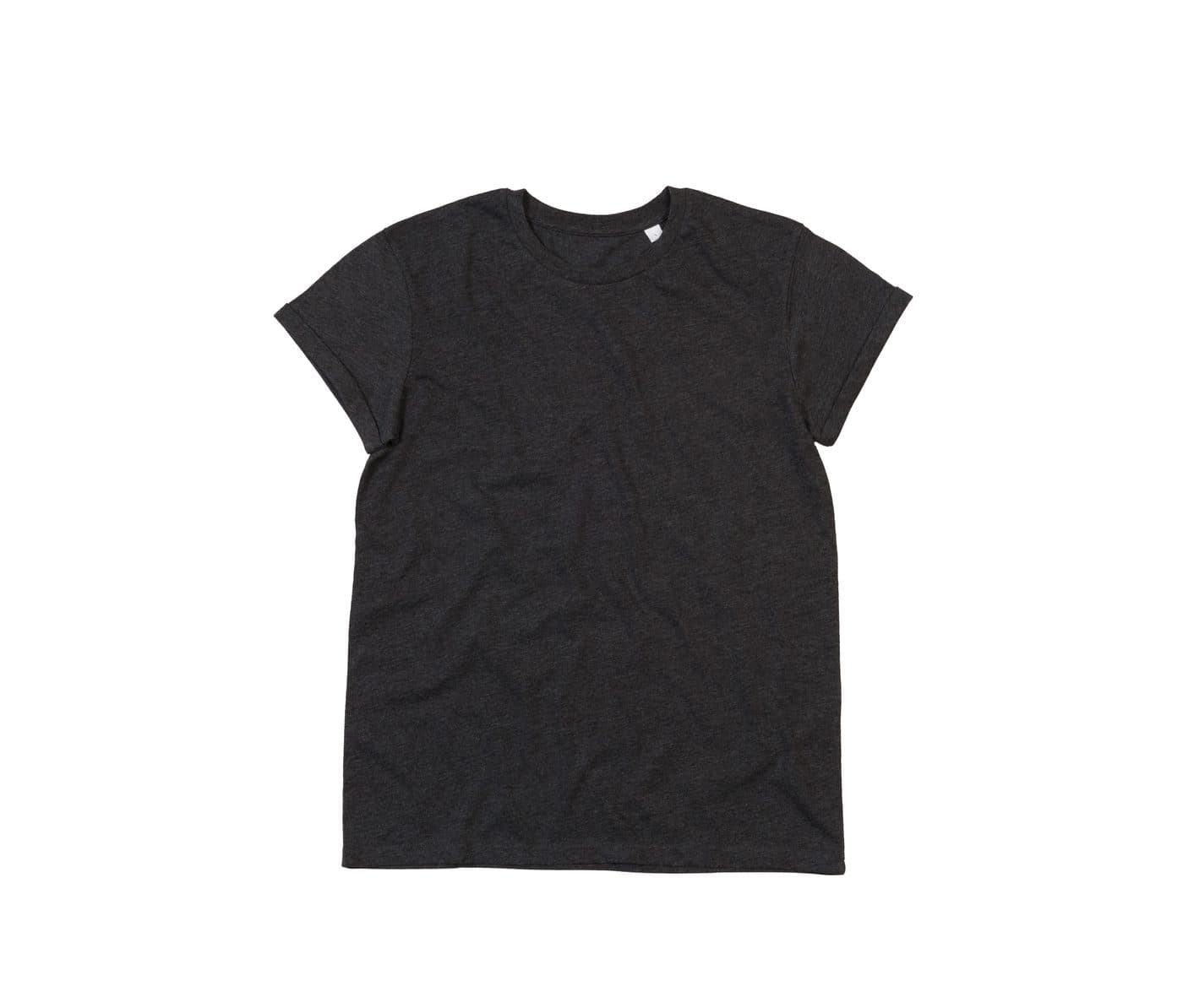MEN'S ROLL SLEEVE T coloris Gris charbon chiné