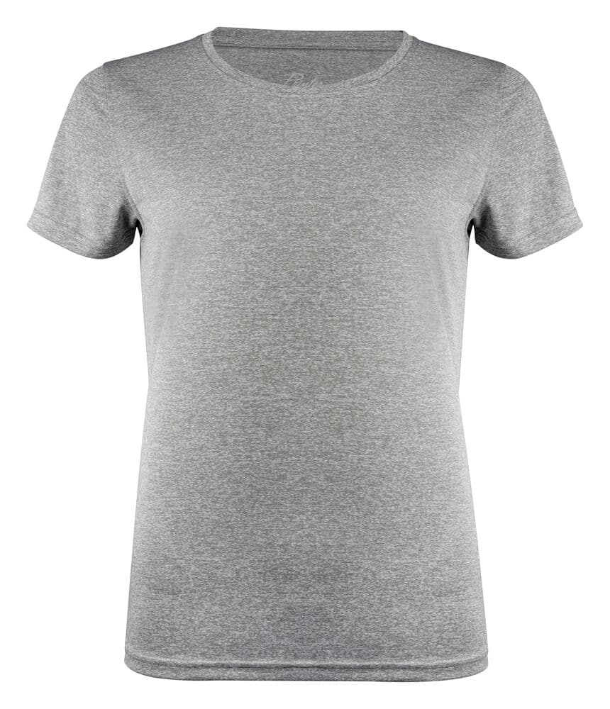 Run T-Shirt Femmes coloris Gris Mélangé