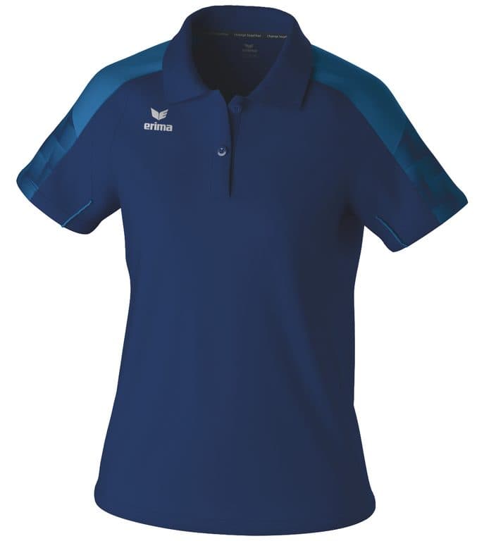 Polo EVO STAR coloris Marine / Bleu Mykonos