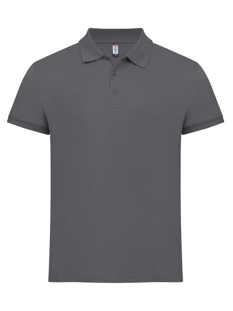 Clique Classic Lincoln S/S Polo coloris Gris métal