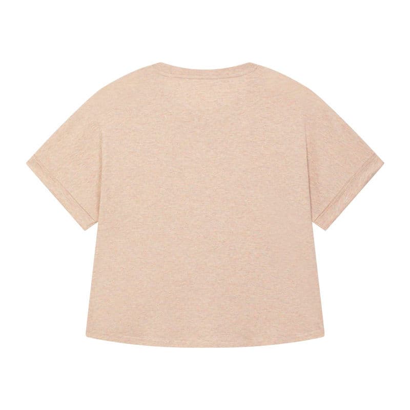 Stella Collider women's rolled sleeve t-shirt coloris Gris chiné Rainbow