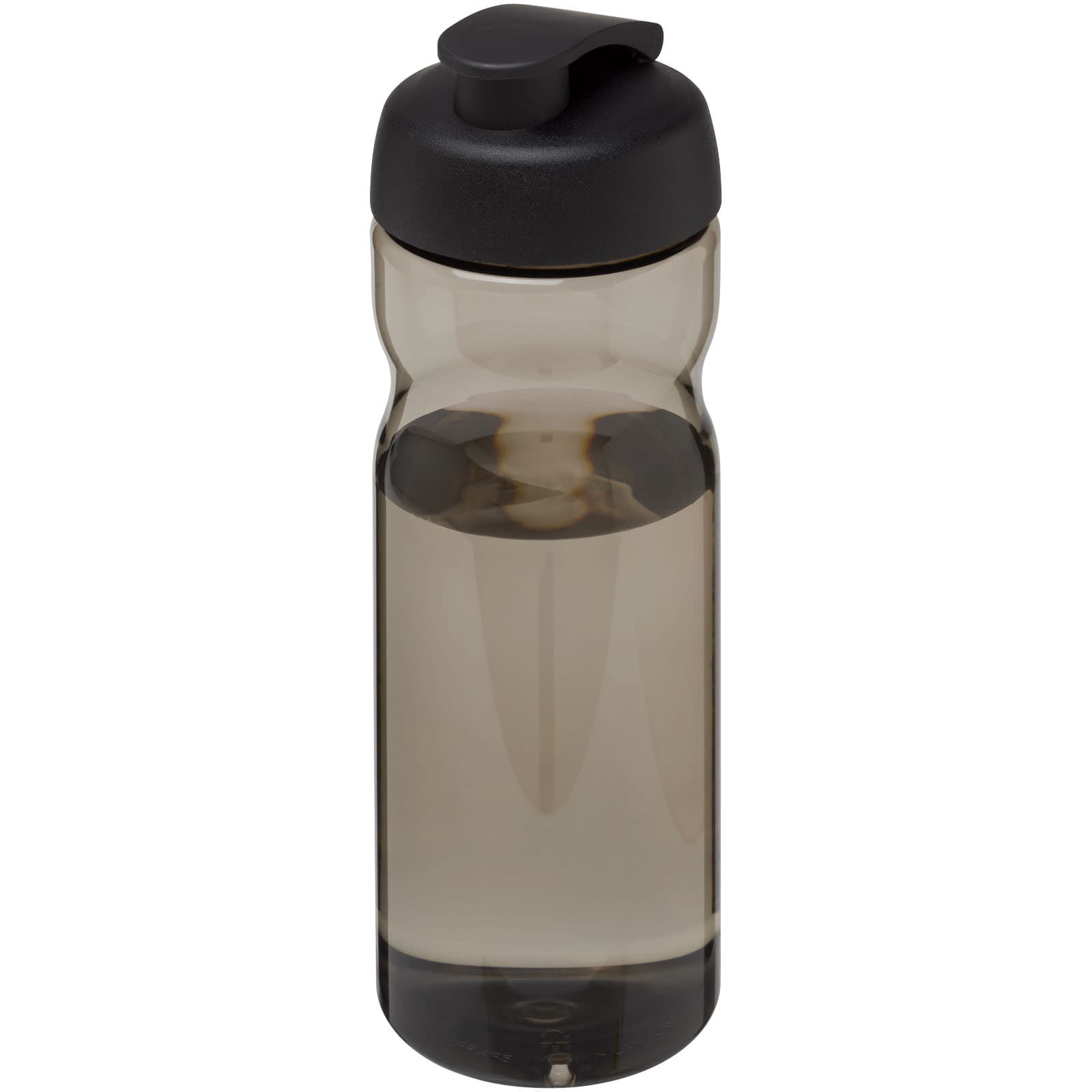 Bouteille de sport H2O Active® Base 650ml avec couvercle à clapet coloris Charbon