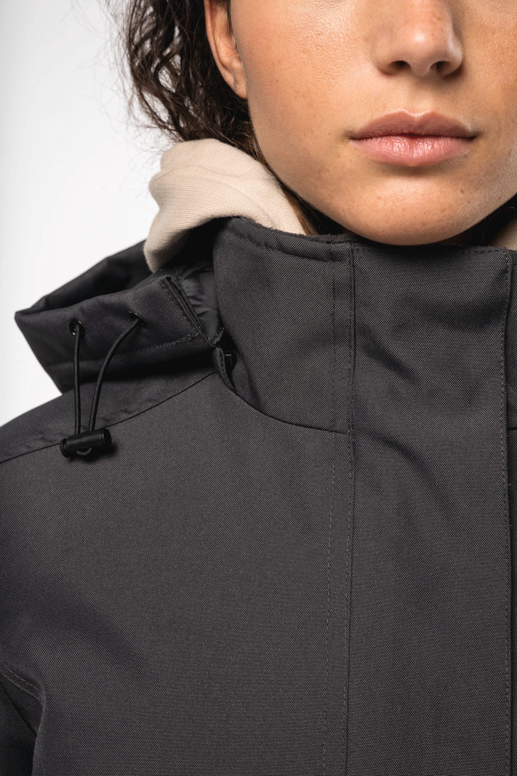 Parka femme en situation