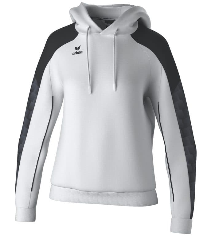 Sweat à capuche EVO STAR coloris Blanc / Noir