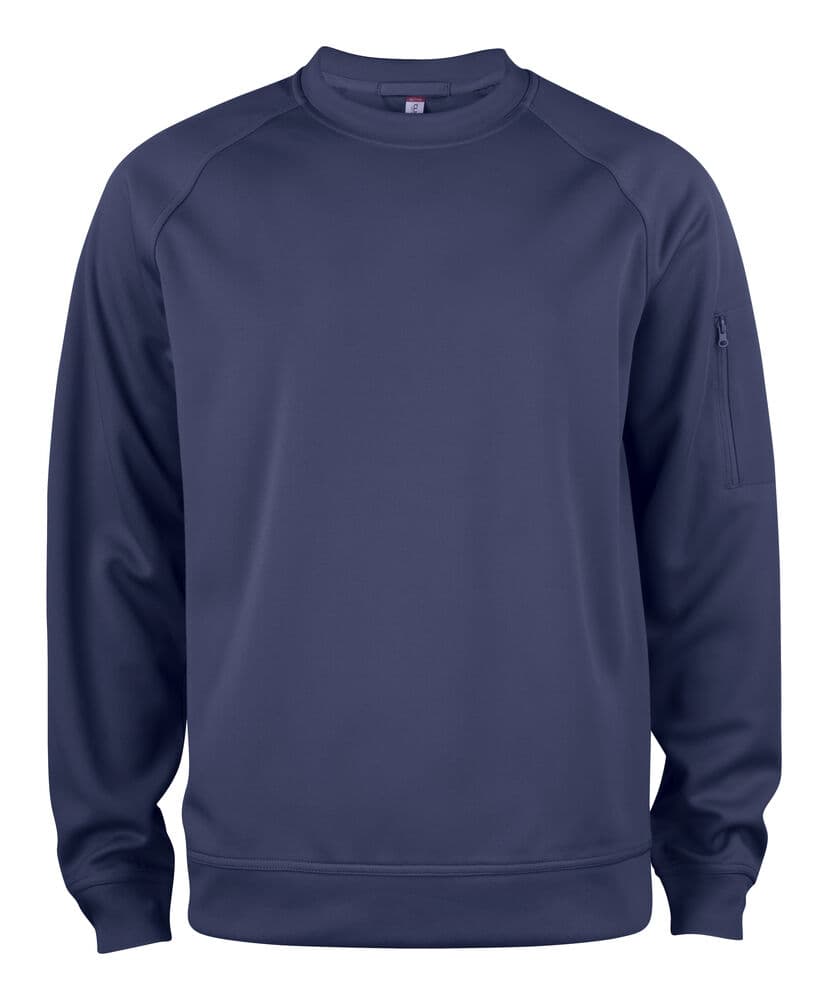 Clique Basic Active Roundneck coloris Marine foncé