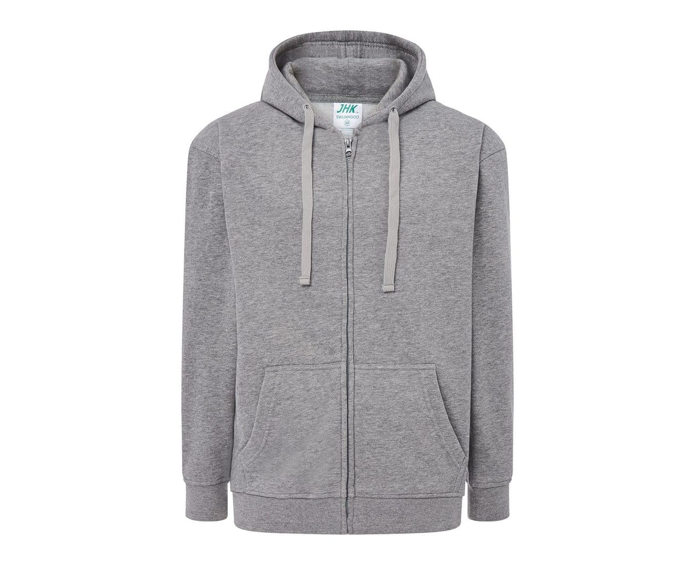 HOODED SWEATSHIRT UNISEX coloris Gris chiné