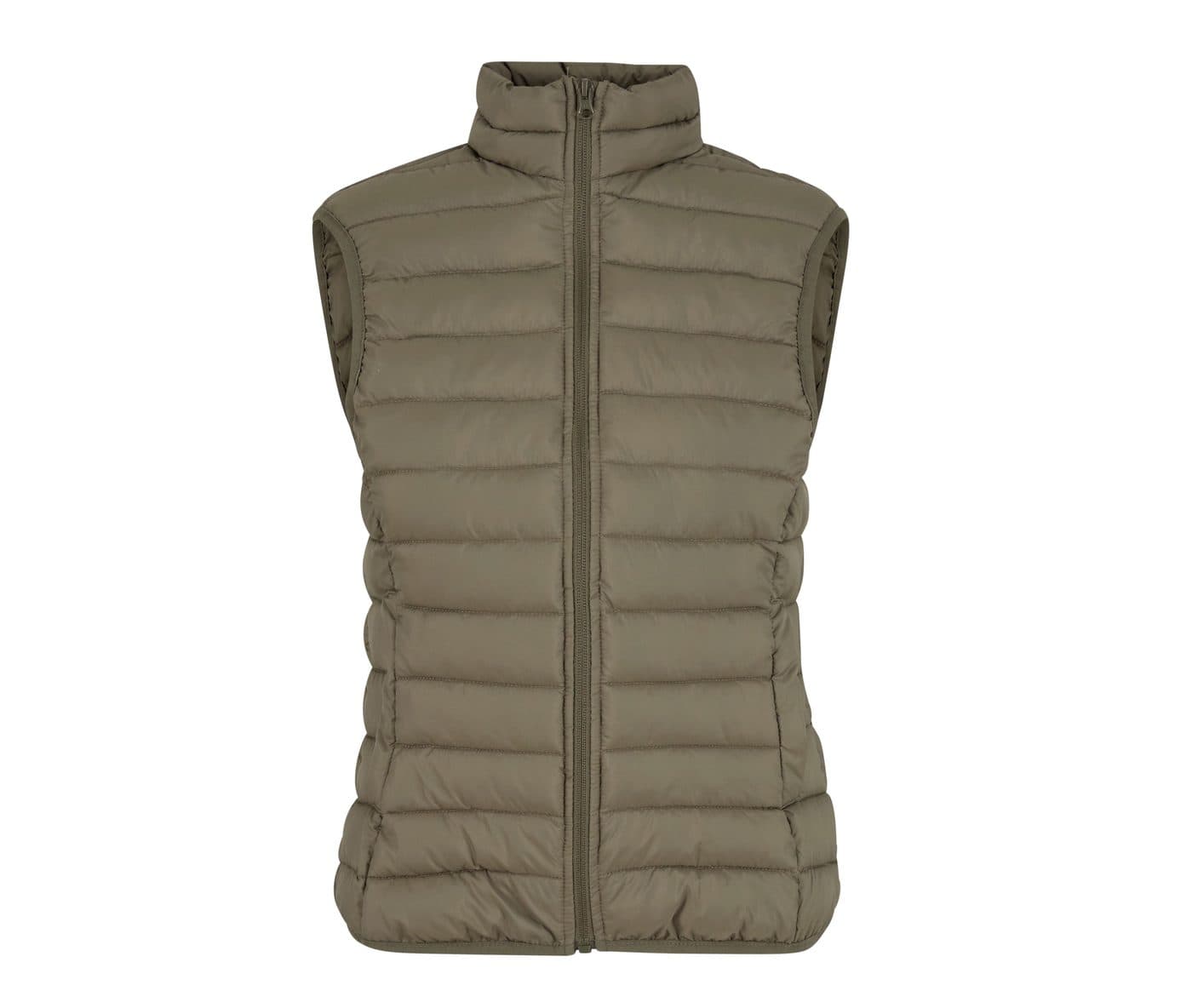 LADIES LIGHT PUFFER VEST coloris Olive