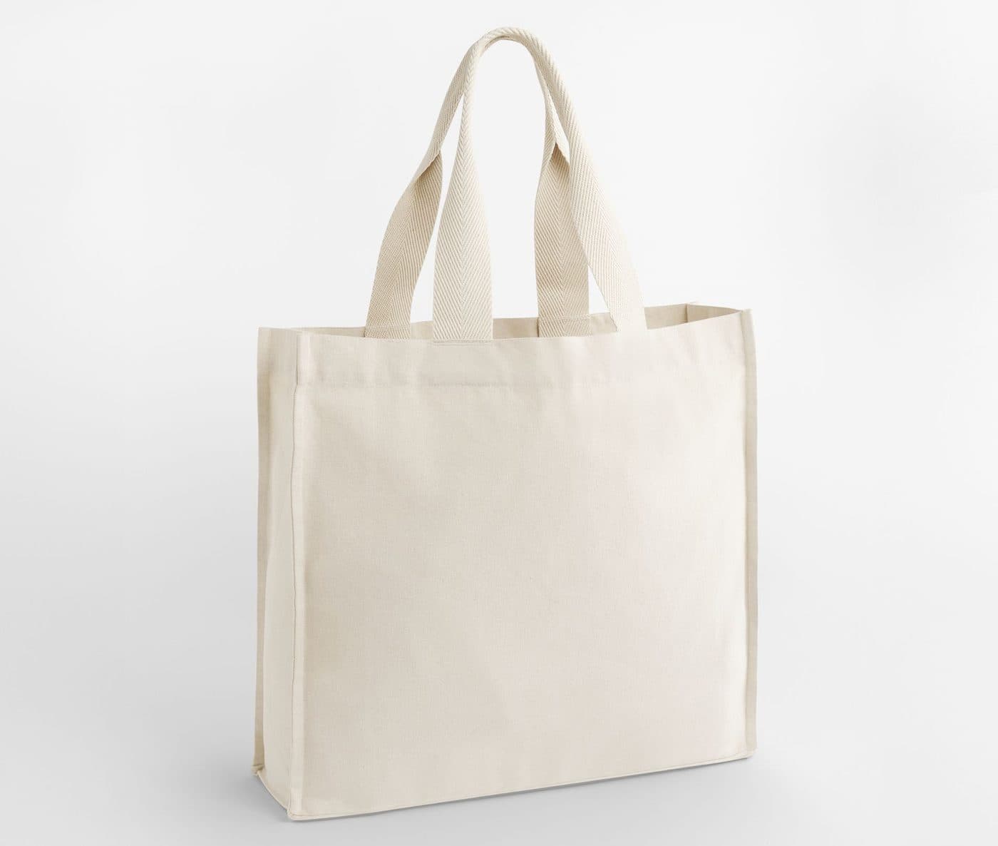 CHEVRON HANDLE SHOPPER coloris Naturel