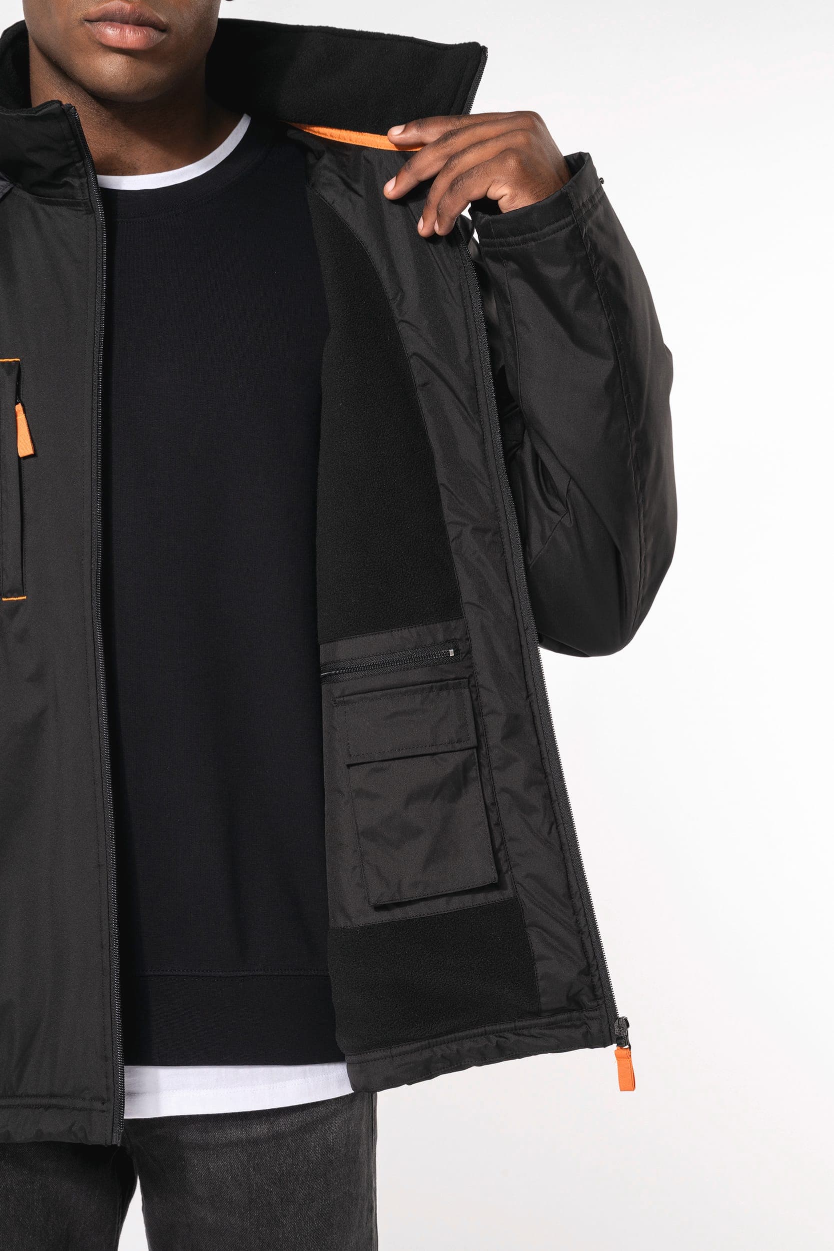 Blouson à manches amovibles homme en situation