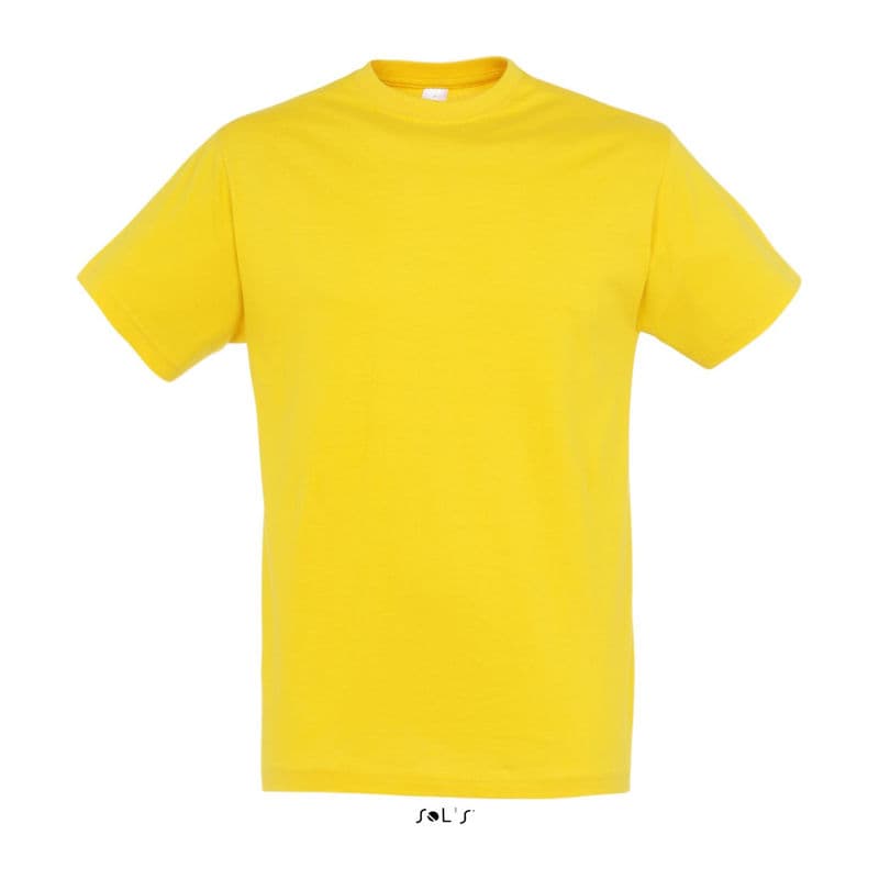 SOL'S REGENT UNISEX ROUND COLLAR T-SHIRT coloris Jaune or