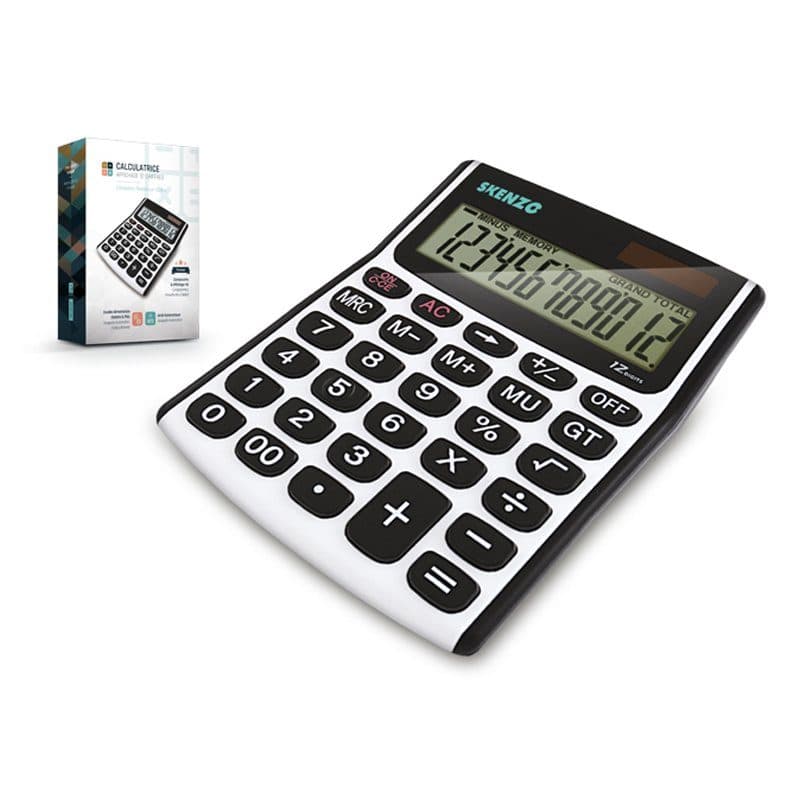 CALCULATRICE 12 CHIFFRES HQ - PREMIUM