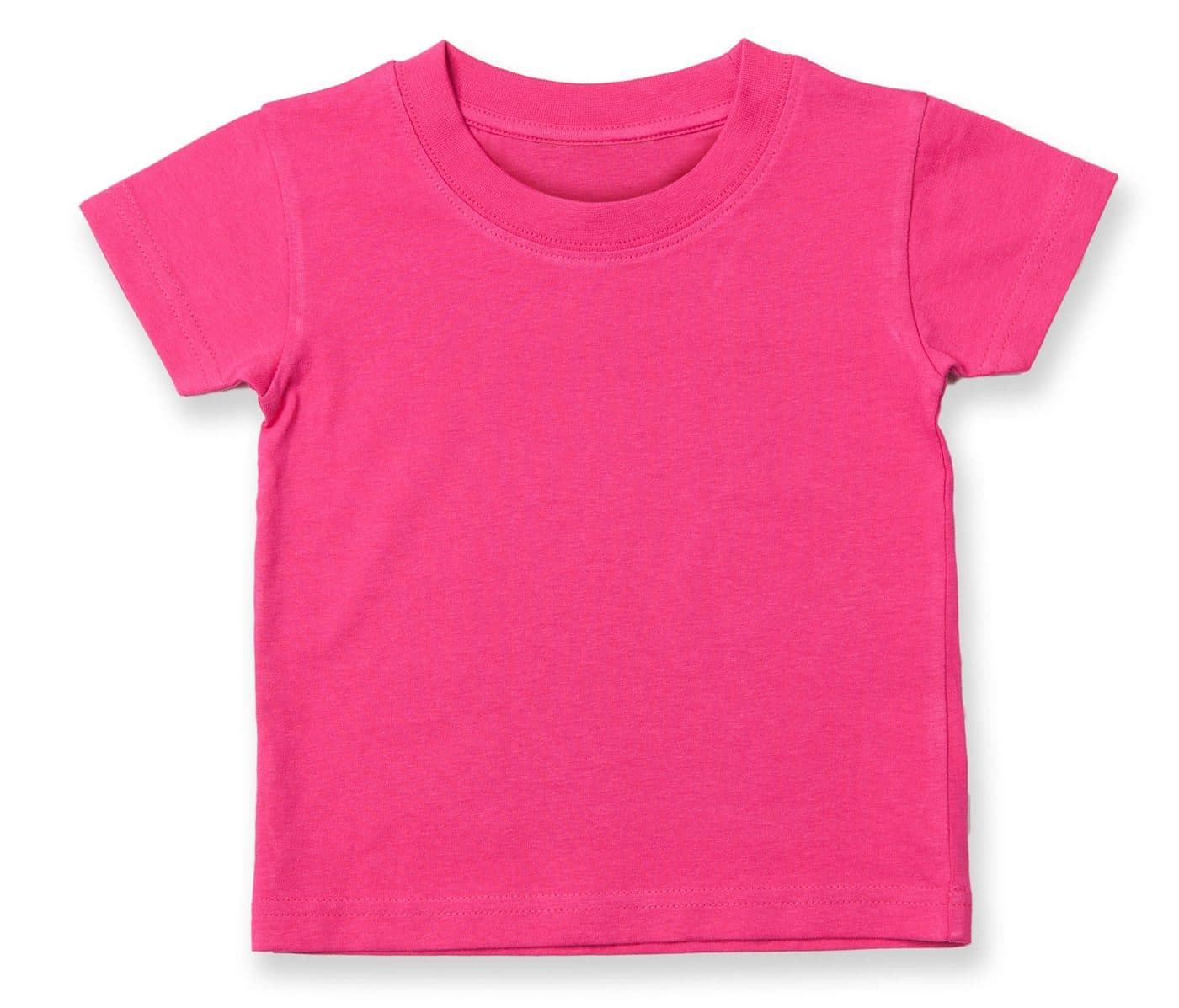CREW NECK T SHIRT coloris Fuchsia