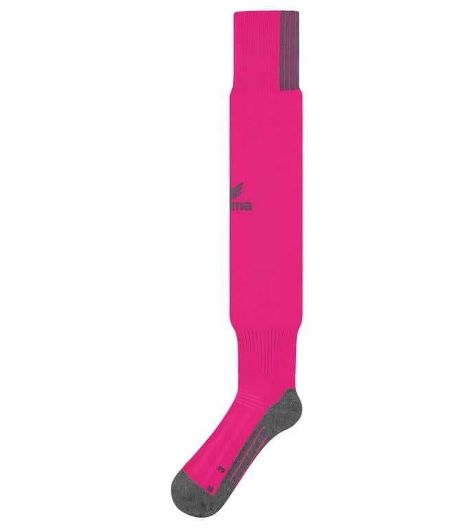 Bas de football Madrid coloris Rose fluo