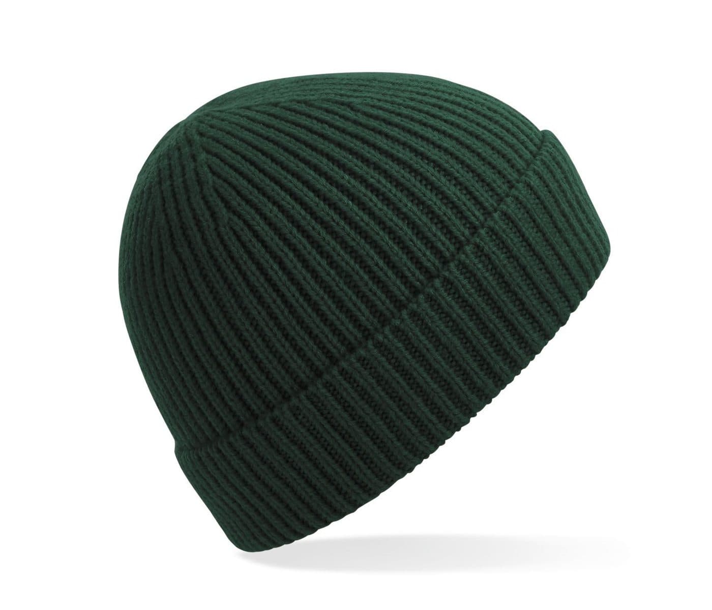 ENGINEERED KNIT RIBBED BEANIE coloris Vert bouteille
