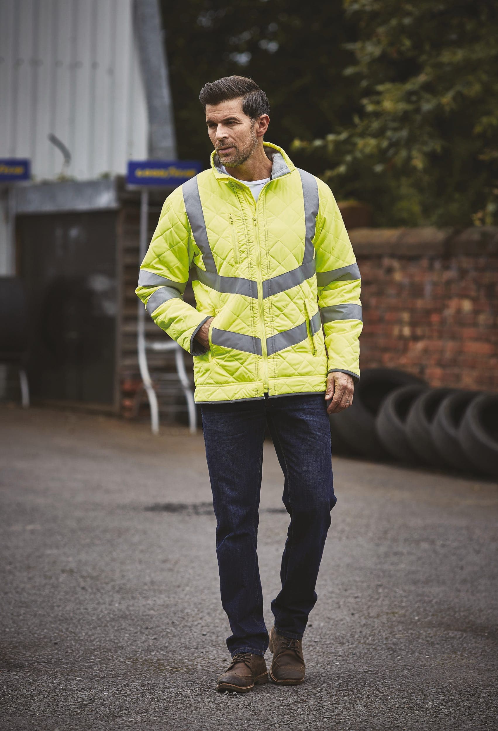 Veste haute visibilité "Kensington" en situation