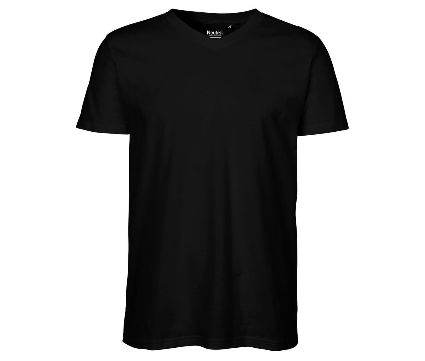 MENS V-NECK T-SHIRT coloris Noir