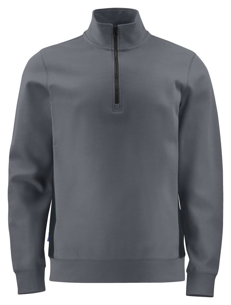 2128 SWEAT FERMETURE COURTE coloris Gris