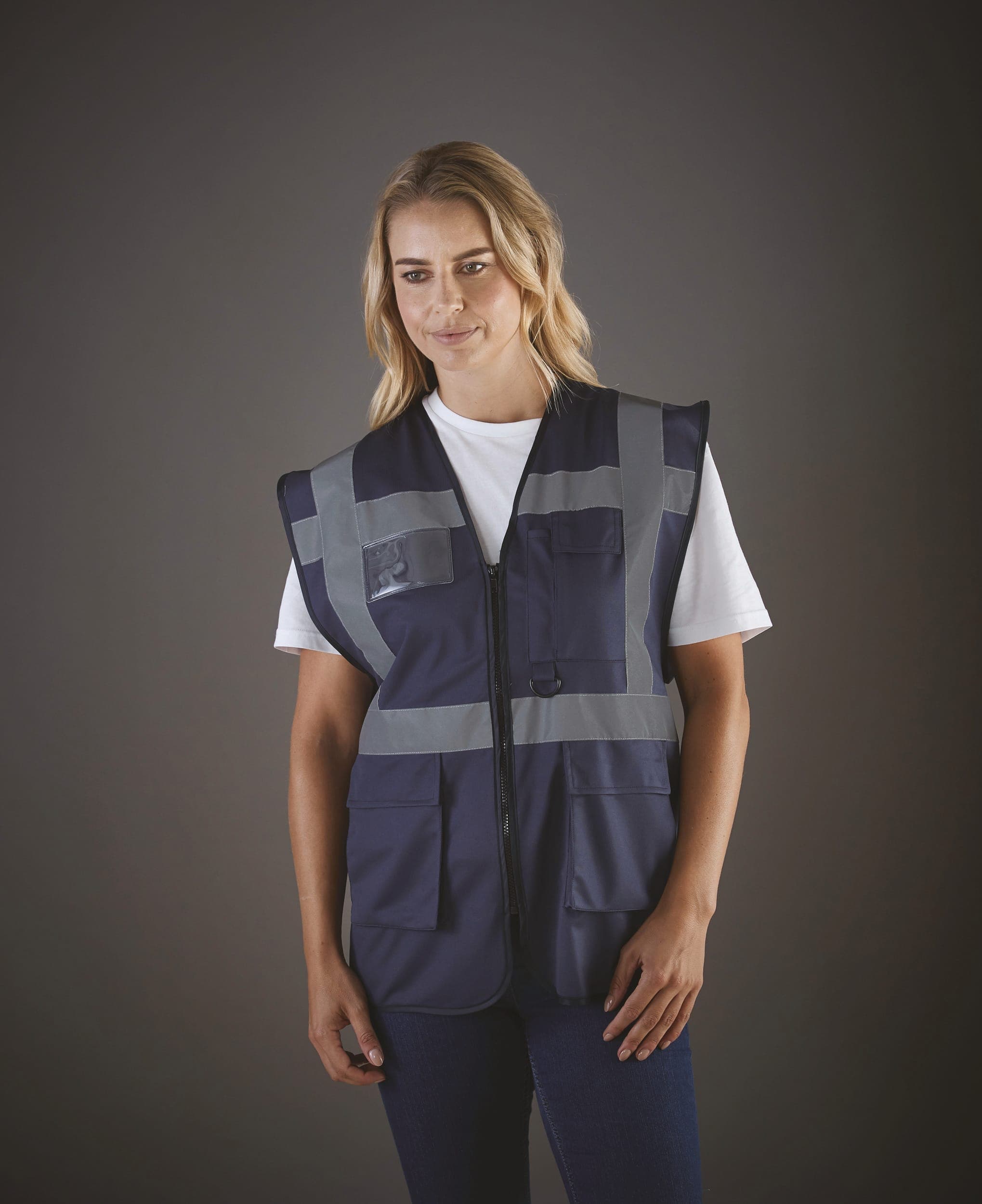 Gilet multifonction haute visibilité en situation