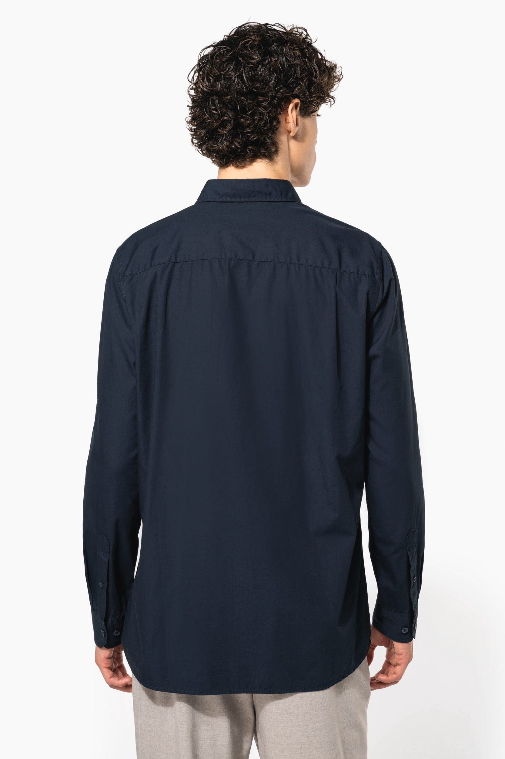 Chemise safari manches longues homme en situation