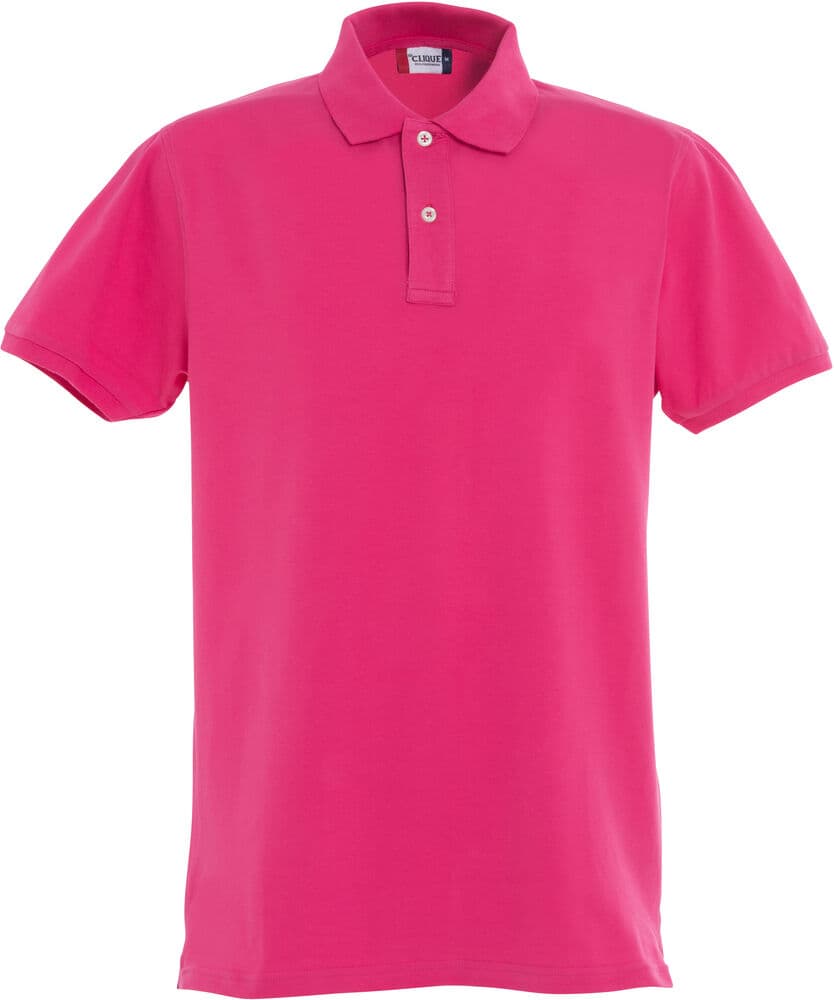 Clique Stretch Premium Polo coloris Vif cerise