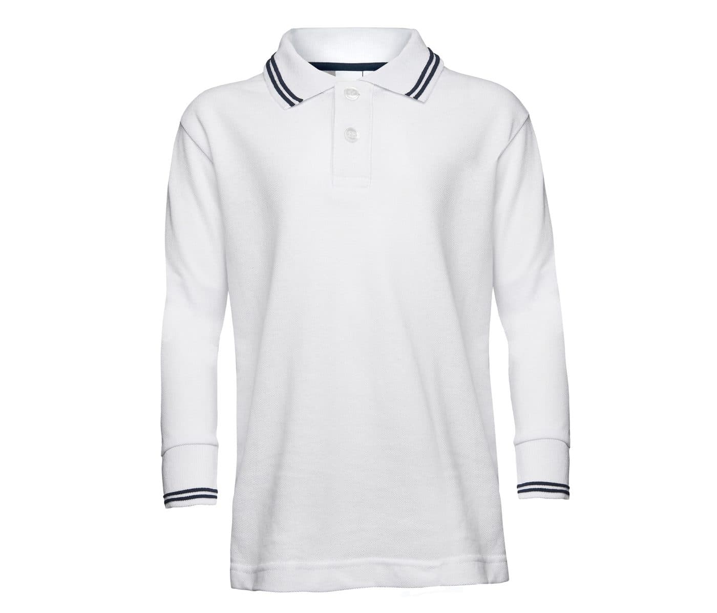 KIDS’ LONG SLEEVE PIQUÉ POLO SHIRT