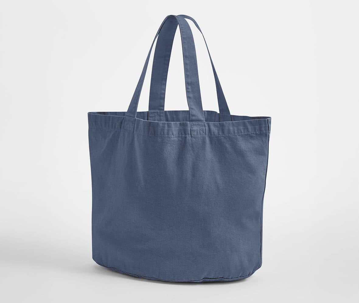 GARMENT DYED SHOPPER coloris Denim vintage