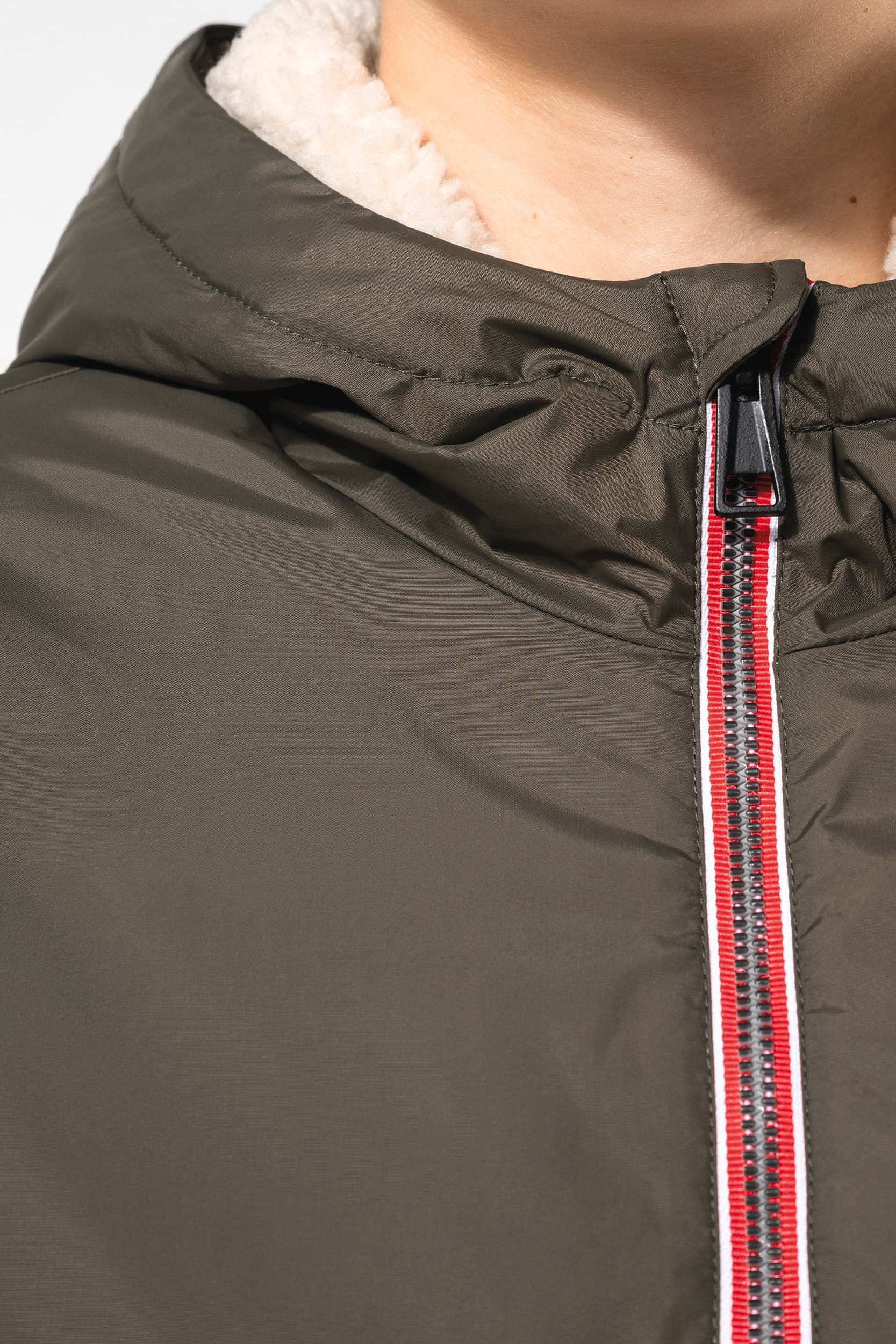 Veste doublée sherpa unisexe en situation