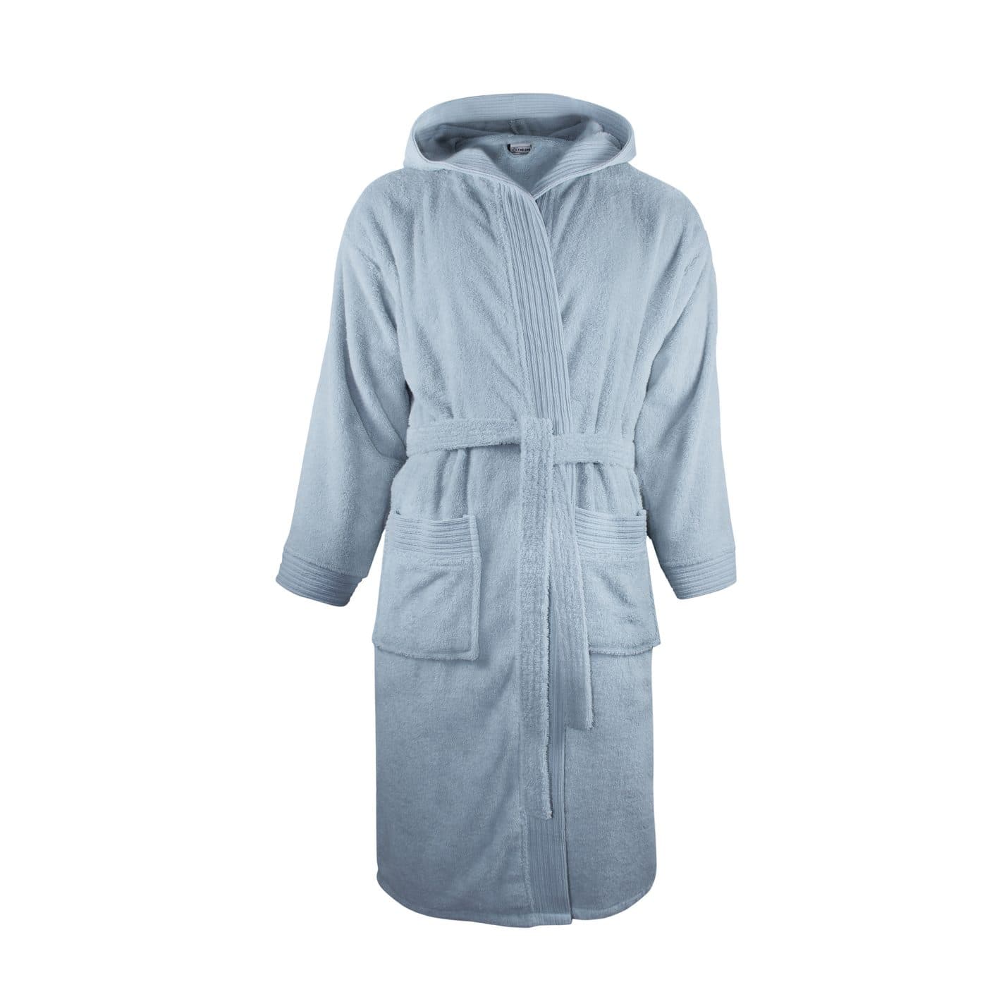 BATHROBE HOODED coloris Bleu clair