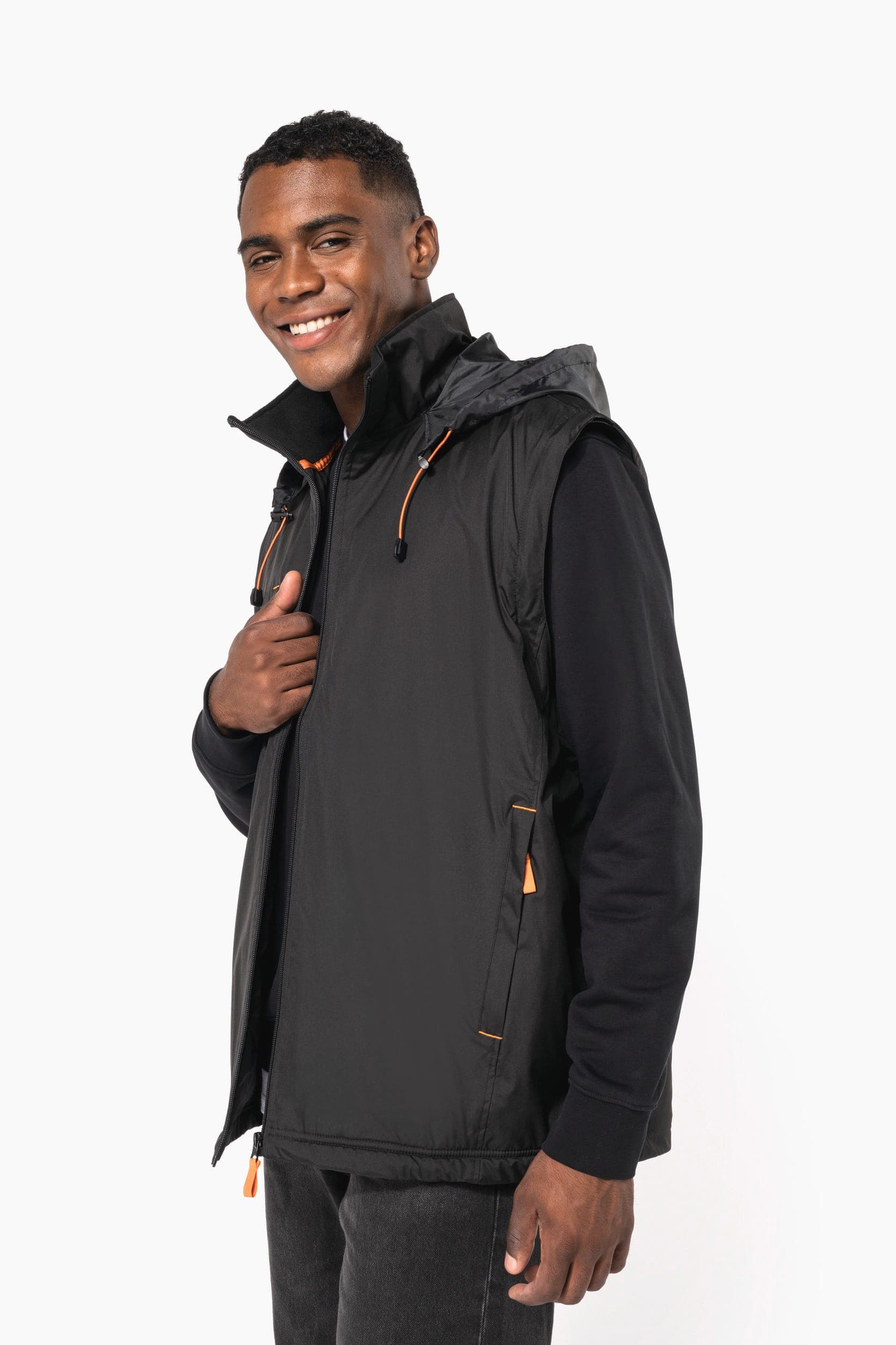 Blouson à manches amovibles homme en situation