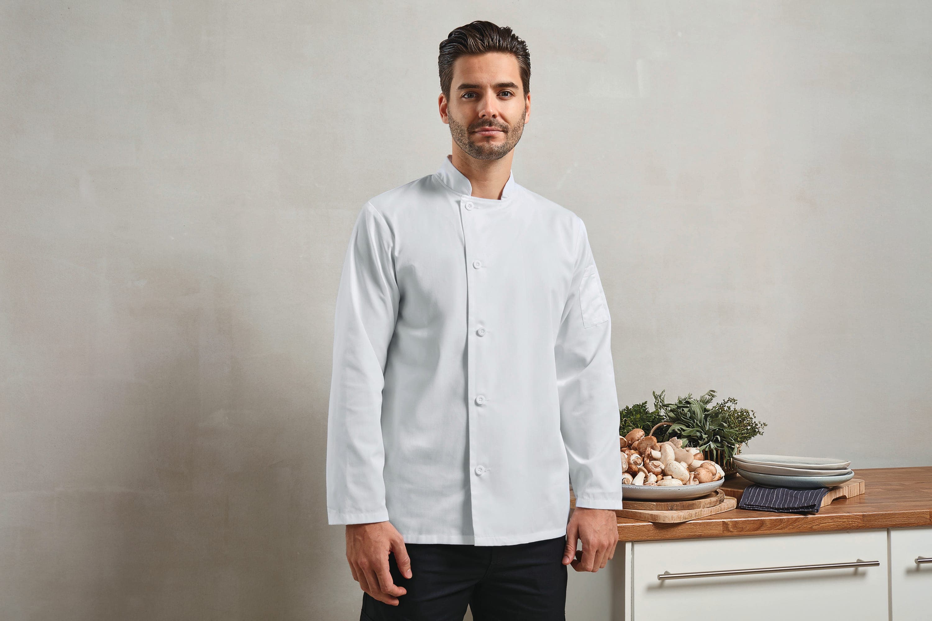 Veste chef cuisinier manches longues "Essential"