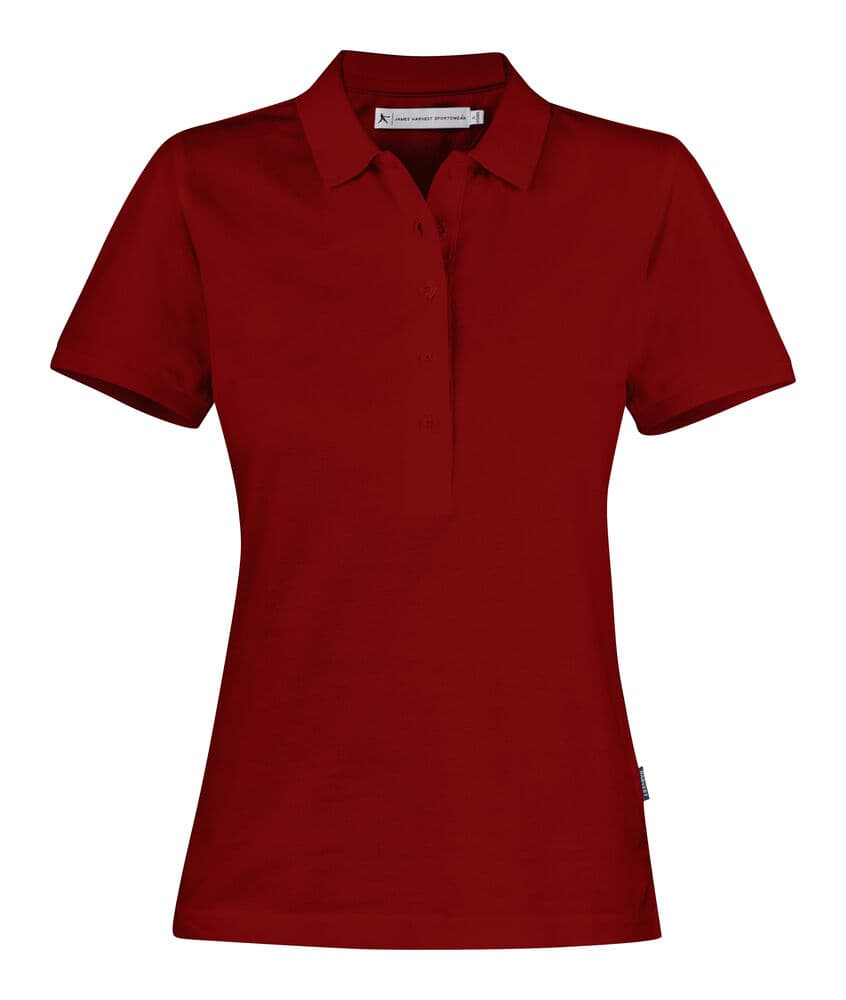 Neptune Polo Piqué Femmes coloris Bordeaux