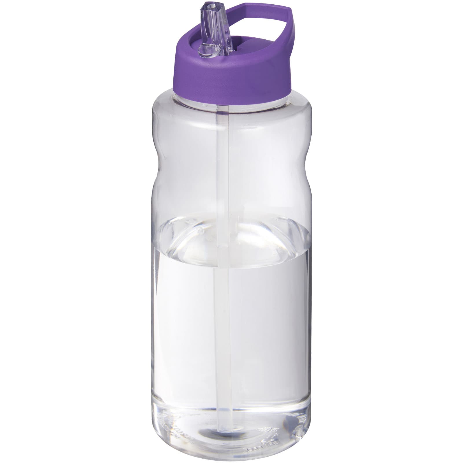 Bouteille de sport H2O Active® Big Base de 1 litre avec couvercle à bec verseur coloris Violet