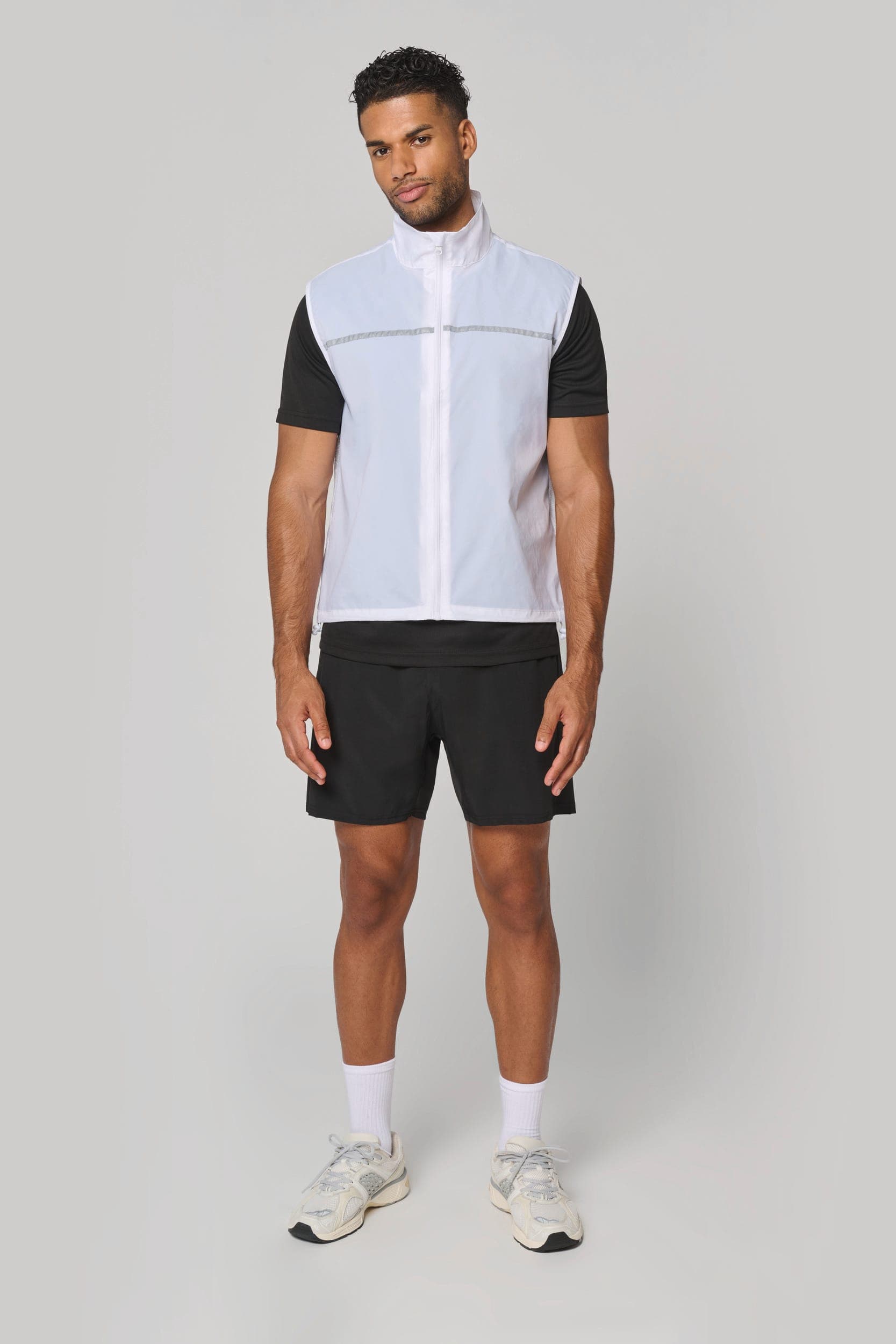 Runner - gilet d'entraînement dos filet unisexe en situation