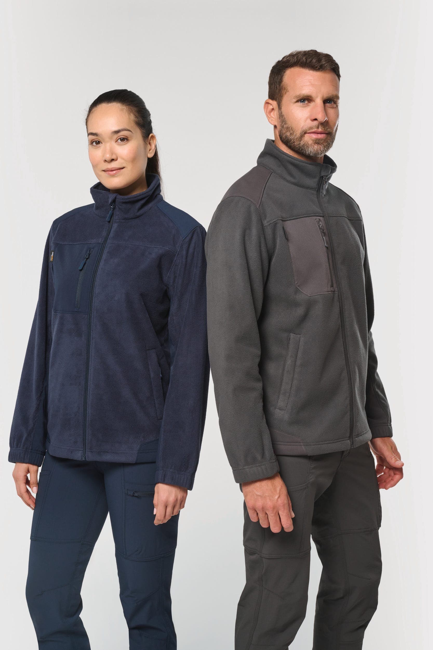 Polaire avec membrane isolante unisexe en situation