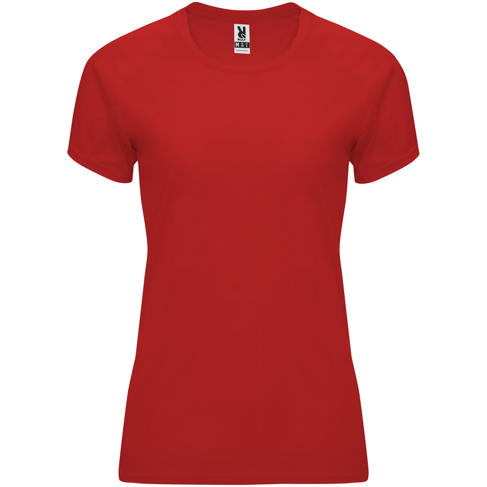 T-shirt de sport de 135 g/m² Bahrain à manches courtes pour femme coloris Rouge