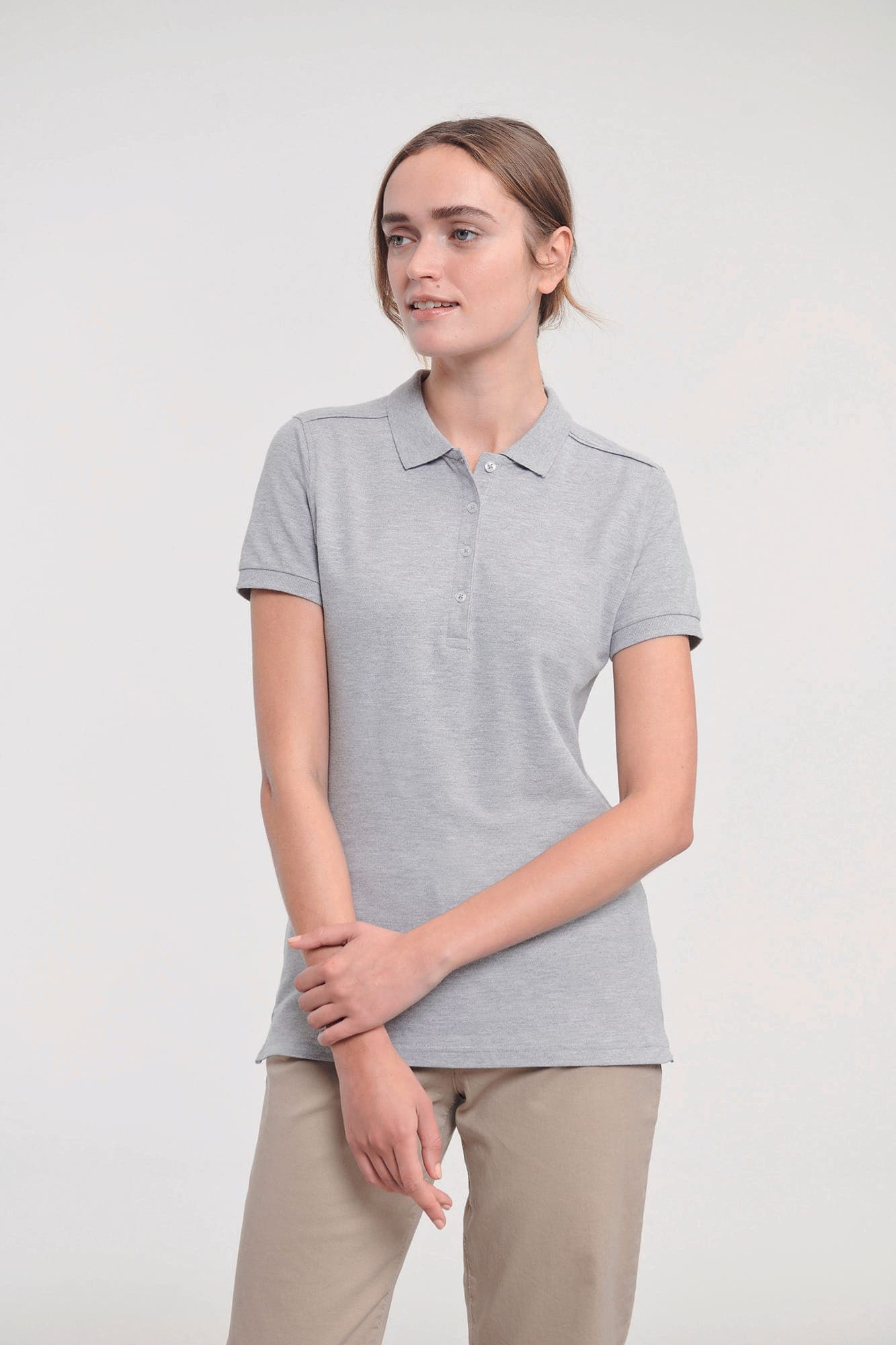 Polo Stretch Femme en situation