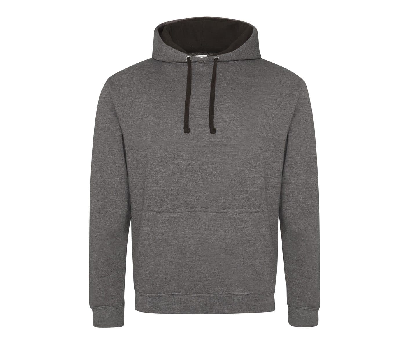 VARSITY HOODIE coloris Gris charbon / Noir jais