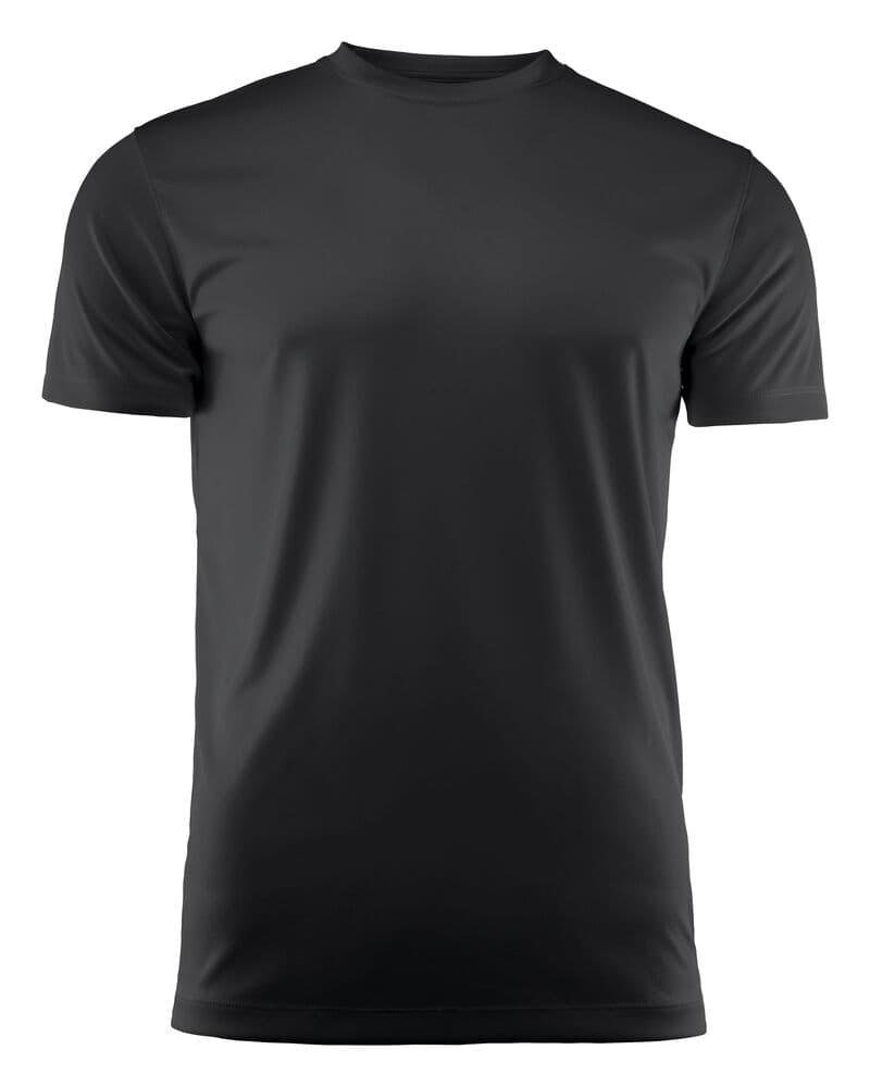 Run T-Shirt Hommes coloris Noir