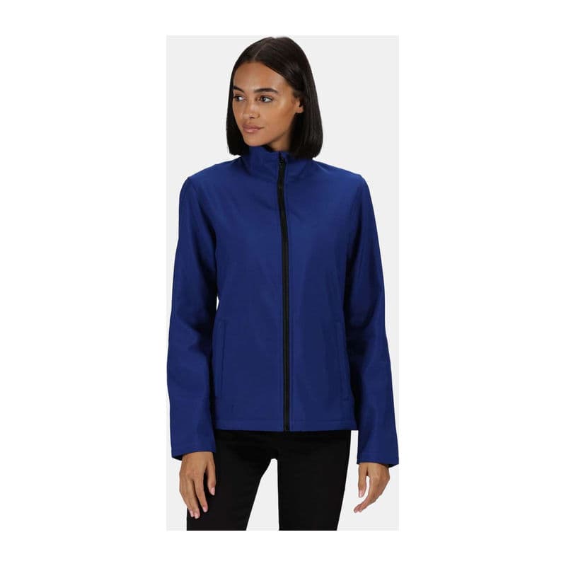 Ablaze Women'S Printable Softshell coloris Bleu roi / Noir