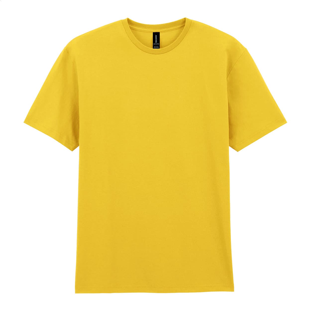 T-shirt léger en coton coloris Jaune