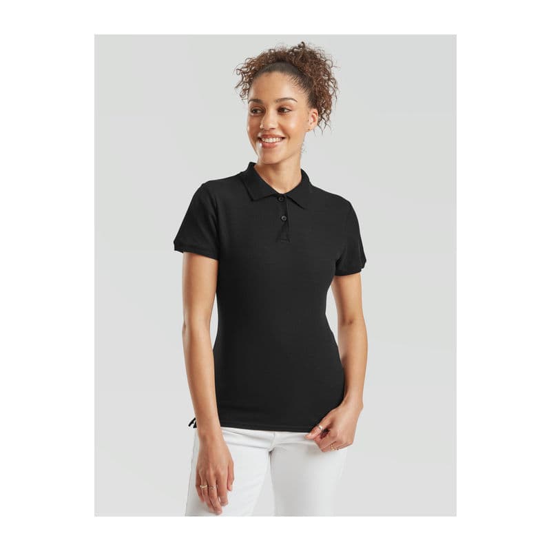 LADIES PREMIUM POLO coloris Noir
