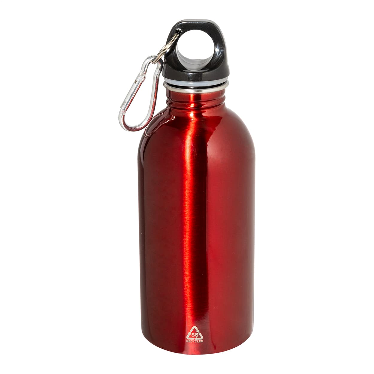 Bouteille en acier inoxydable recyclée coloris Rouge