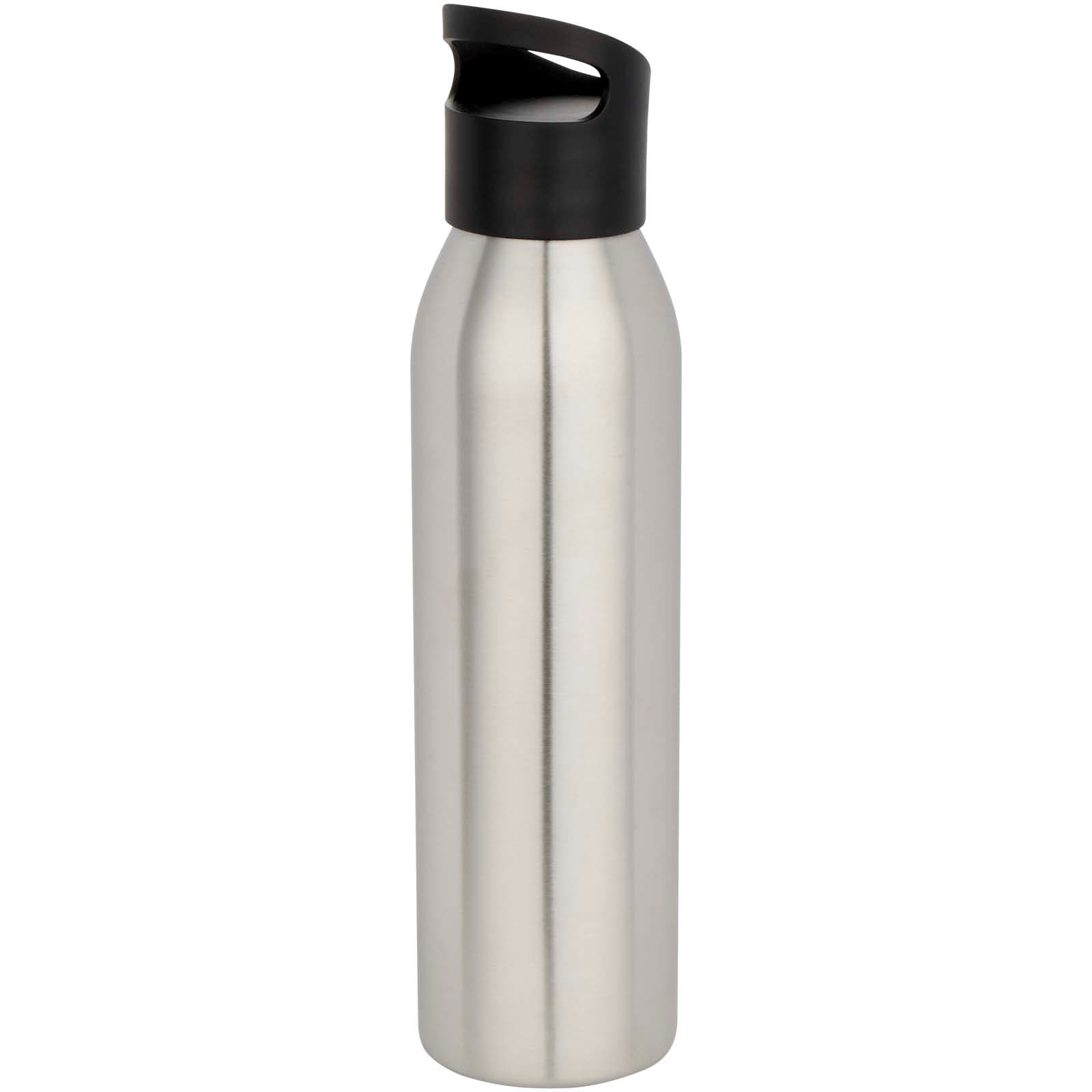 Bouteille d’eau Sky de 650 ml en acier inoxydable recyclé certifié RCS à simple paroi coloris Acier