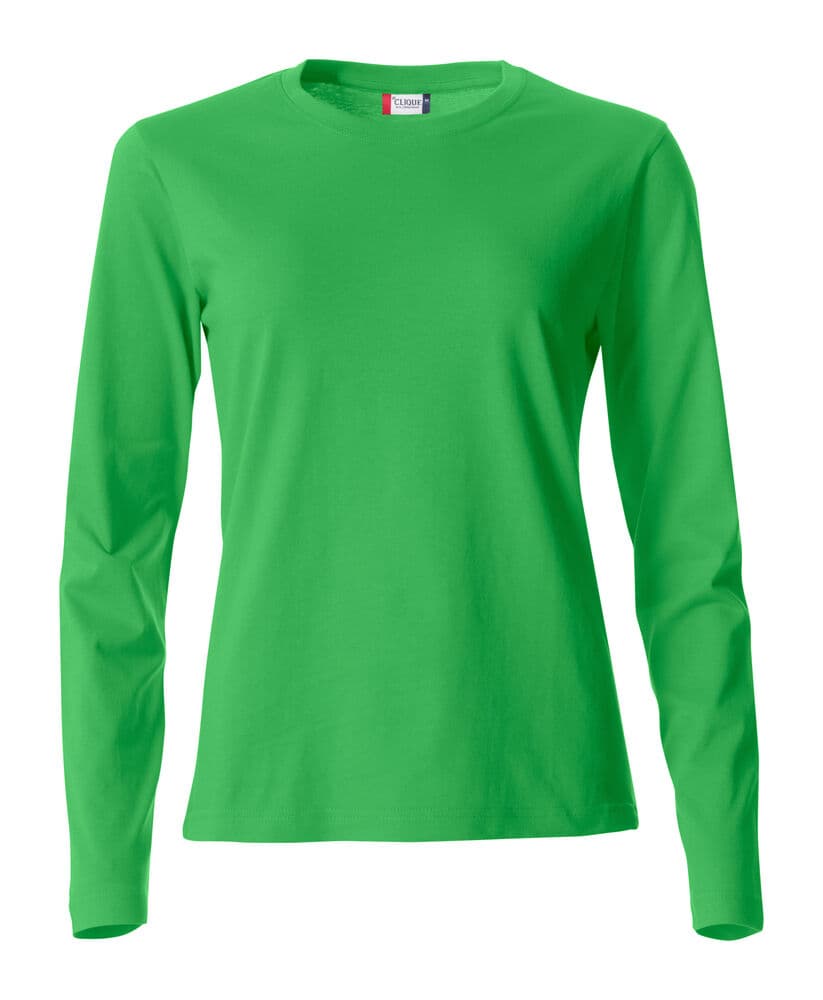 Clique Basic-T L/S Women coloris Vert pomme