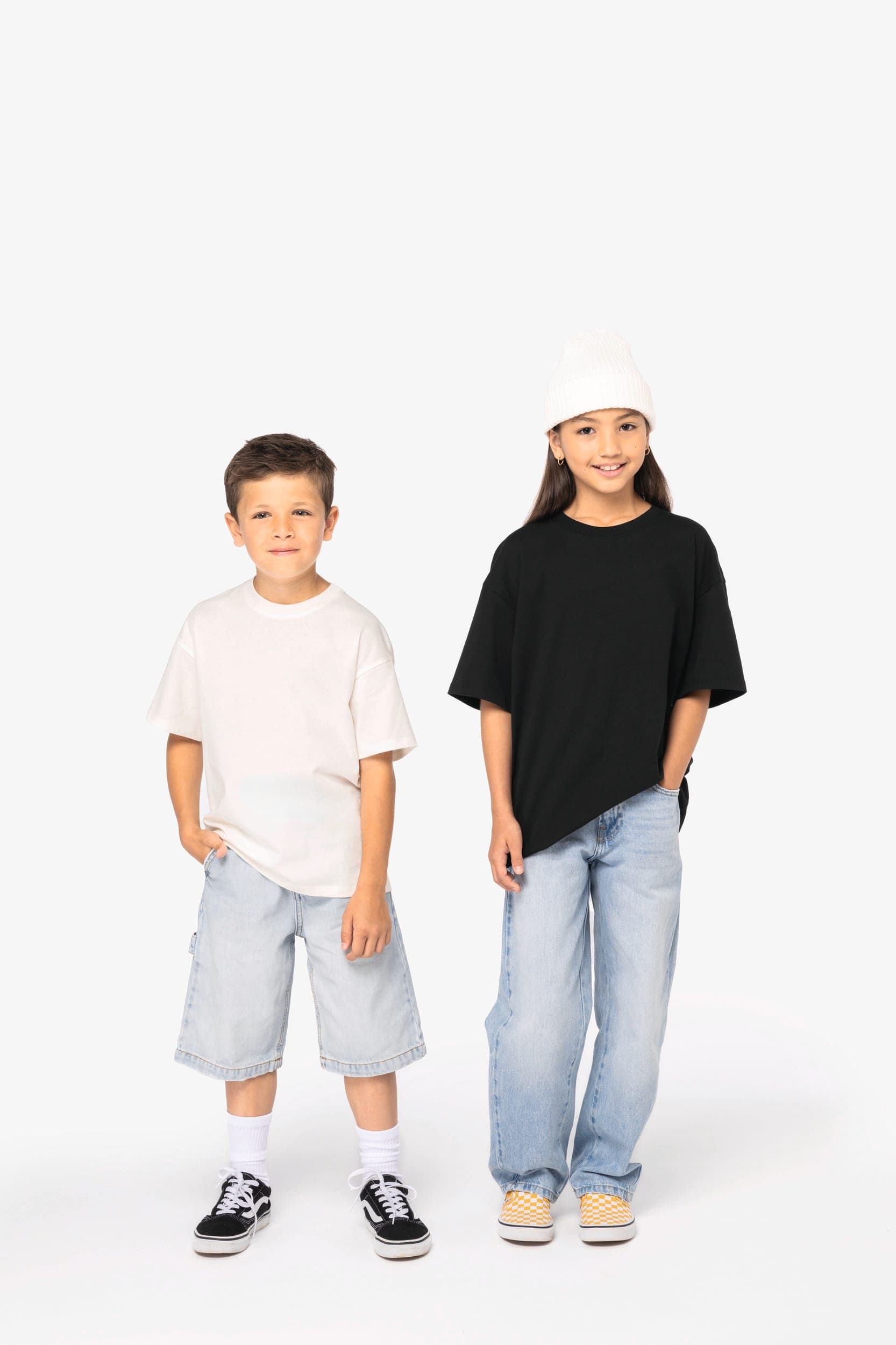 T-shirt écoresponsable oversize enfant en situation
