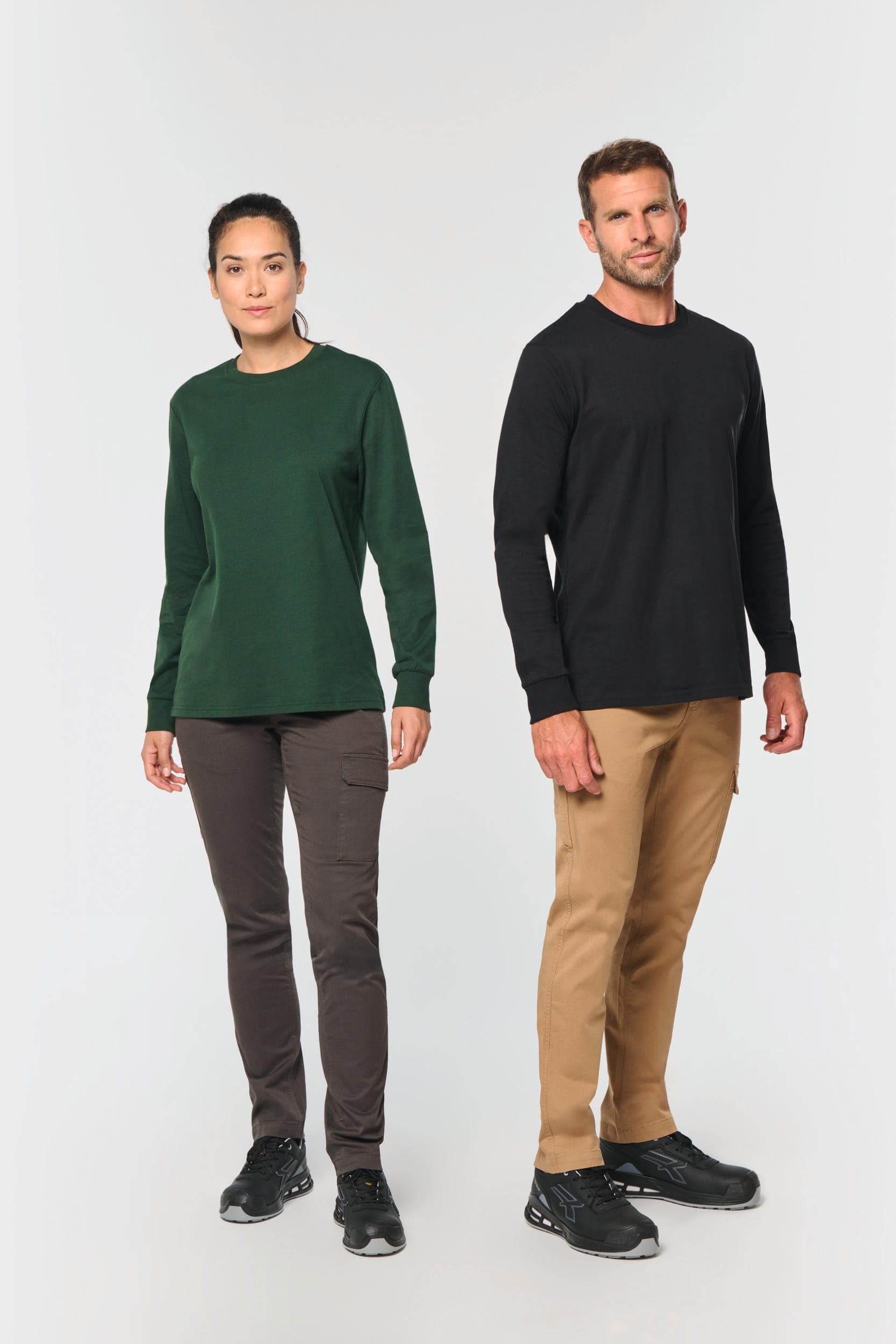 Pantalon stretch coton unisexe en situation