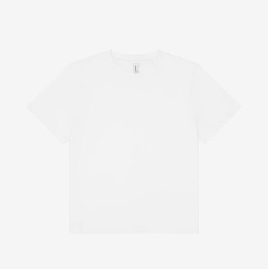 WOMEN'S HEAVY BOXY TEE coloris Blanc